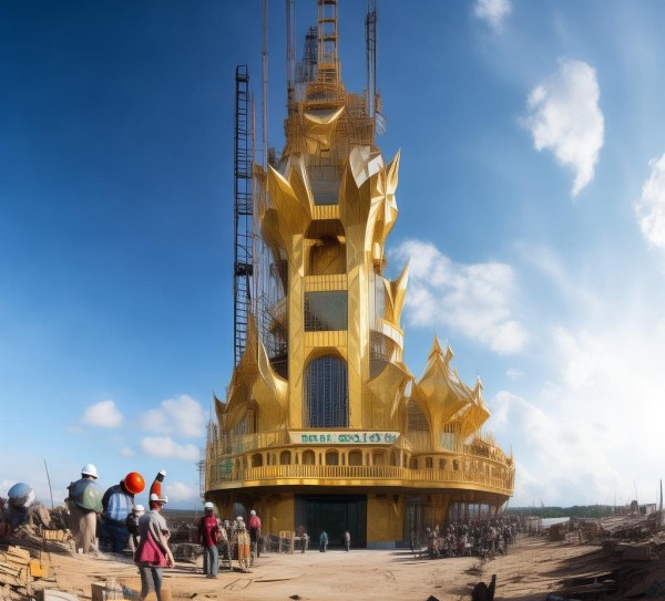 样板工程，风采在建设中的永恒守护者